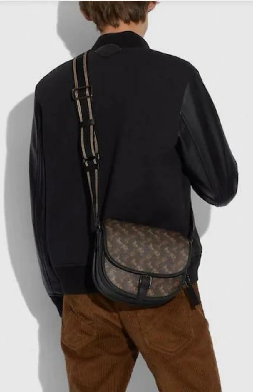 COACH HITCH C5383 CROSSBODY SADDLE BAG (PU300